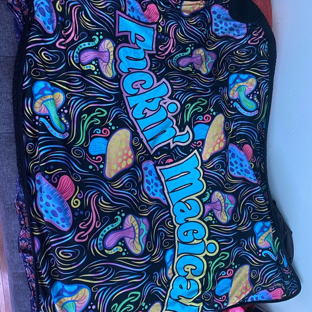 Colorful Psychedelic Blanket